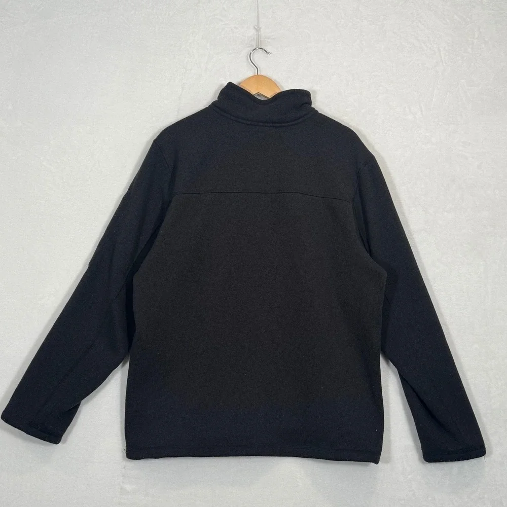 The North Face Black Quarter Zip Sweater XL